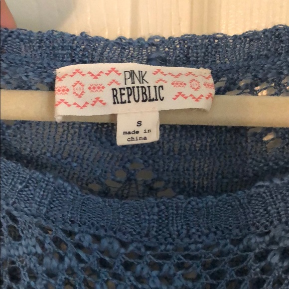 Blue Knitted Sweater - Picture 4 of 5